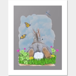 Bunny Butt Posters and Art